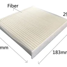 CU1827 заводской выход 1A02-61-148 белое волокно воздушный фильтр кабины для MAZDA 18,3*17,8*2,9 см