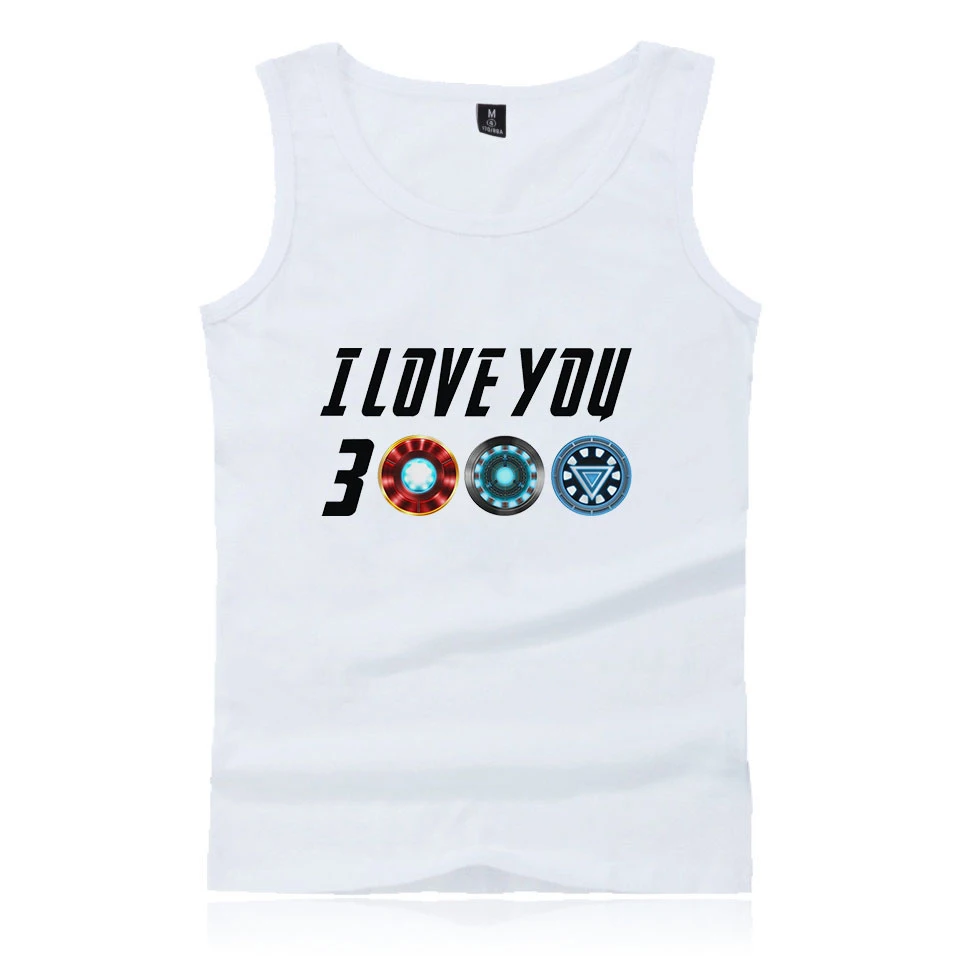 Frdun Tommy I Love You 3000 майка 2019 новый стиль без рукавов майка Мужская мода Повседневная летняя Бодибилдинг безрукавки для женщин XXS-4XL