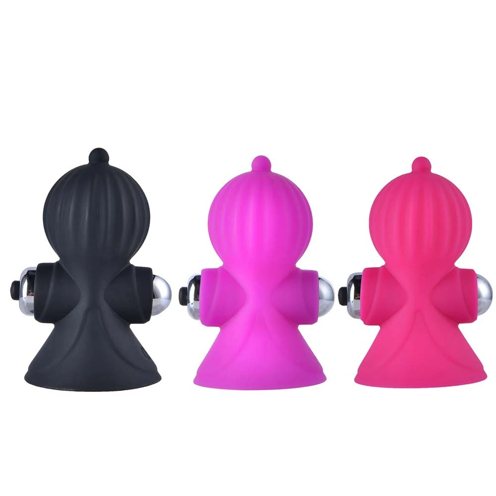 Nipple Bullet Stimulation Vibrator Sucker Breast Enlarger Silicone Stimulator Pump Lactation Massager Sex Adult Toys For Women | Красота и