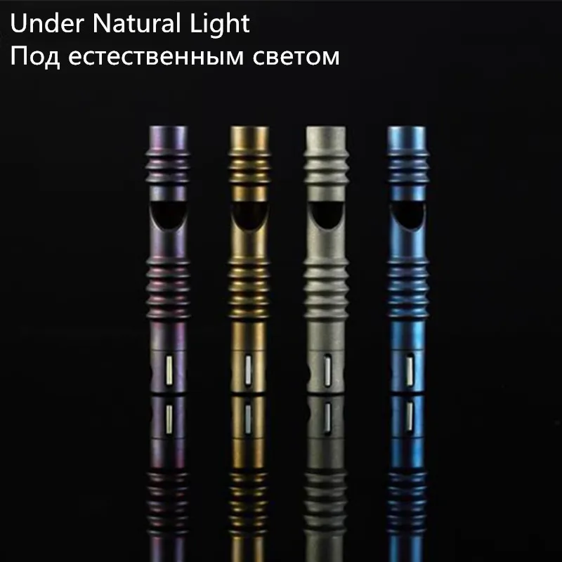 Whistle EDC Titanium Alloy TC4 Outdoor Camping Emergency Survival High Frequency Safety Survival Popping Animal Training Whistle EDC Titanium Alloy TC4 Outdoor Camping Emergency Survival High Frequency Safety Survival Popping Animal Training