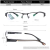 Bellcaca espectáculo montura para gafas Nerd de hombre de la computadora ópticas transparentes claro lente ojo gafas para hombre gafas 12006 ► Foto 2/6