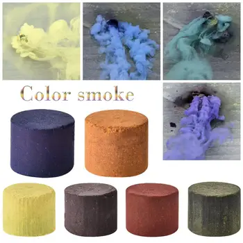 

5pcs colorful smoke magic fun toy accessories fireworks scene background photography props smoke soft magic magic color random