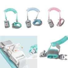 Браслет с защитой от потери на запястье, Дополнительный замок, поводок для малышей, ремень безопасности для детей, браслет для прогулок, регулируемый ремень