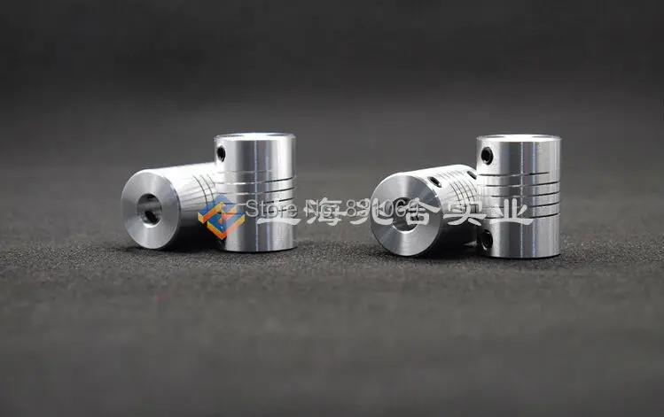

2pcs/Lot DR 4mm x 6.35mm 4mm to 6.35mm D20 L25 Flexible Coupling Coupling CNC Shaft Coupler Encoder Connector