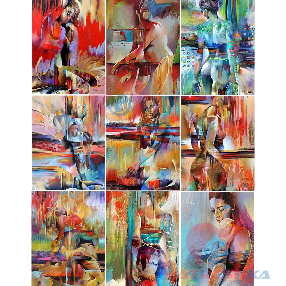 5d Diamond Painting New Arrivals Diamond Painting Abstract Beauty Picture By Rhinestones Diamond