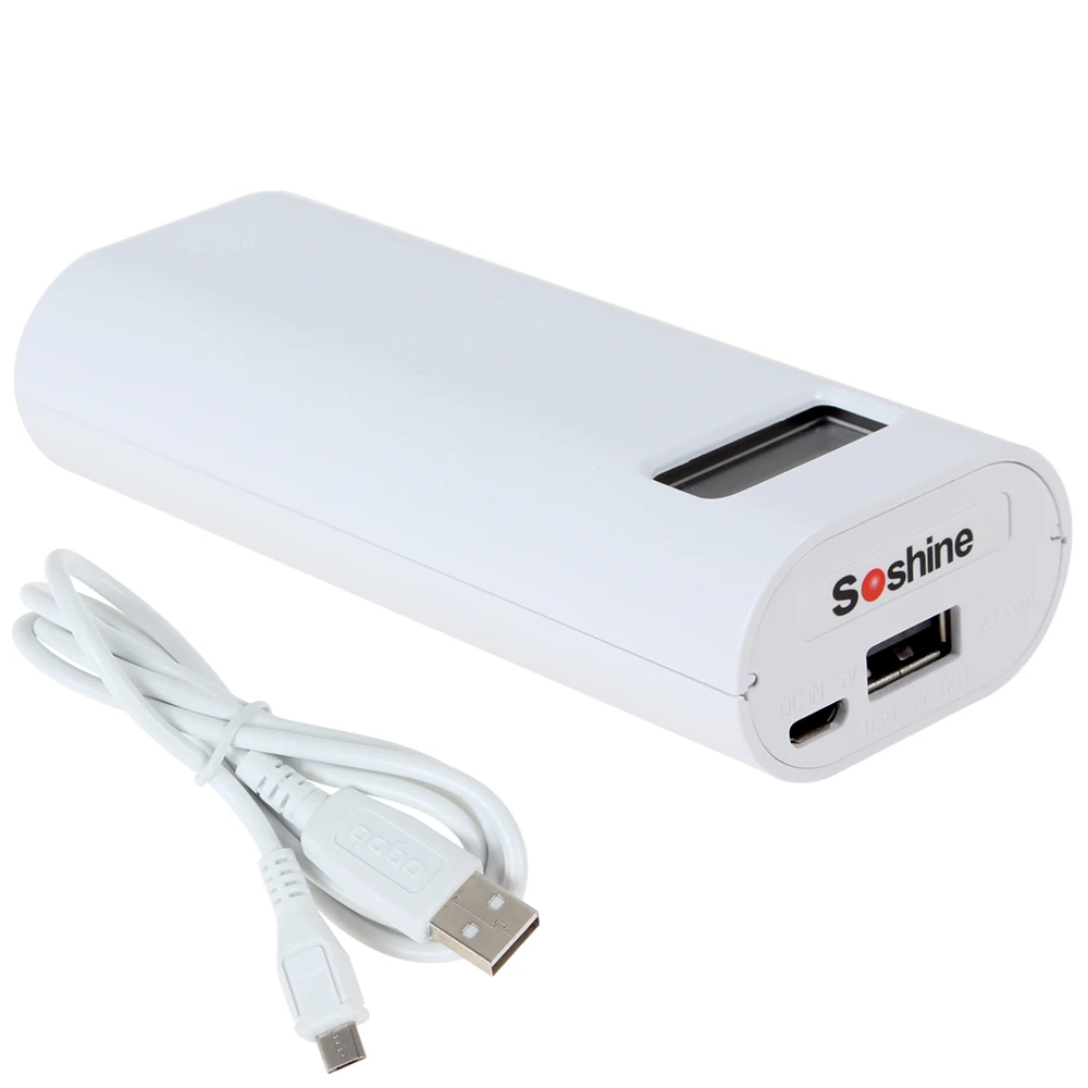 Soshine E4S 2 слота ЖК-дисплей Intelligent USB батарея зарядное устройство для Li-Ion 18650 перезаряжаемые батарея поддержка запасные аккумуляторы для