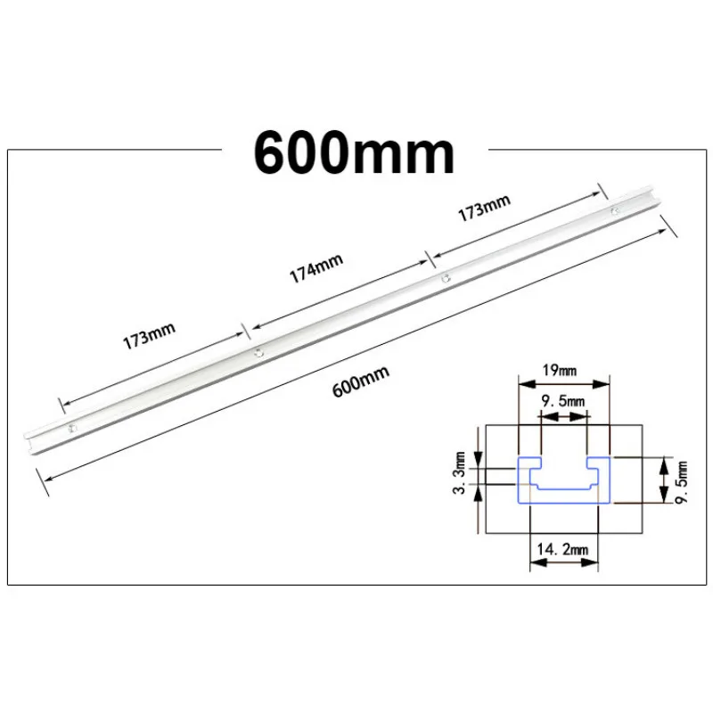 800 мм алюминиевый Т-образный деревообрабатывающий Т-образной Трак/слот 500 мм/600 мм/800 мм Т-треки для стола маршрутизатора Прямая поставка