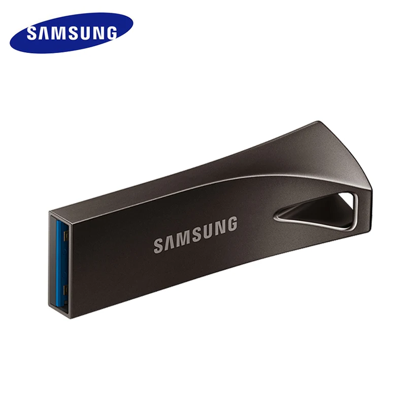 Samsung 3,1 USB Флешка 32 ГБ 64 ГБ sdxc 128 ГБ 256 ГБ USB3.1 до 300 МБ/с. бар плюс серебристый/серый Флеш накопитель флэш-накопитель