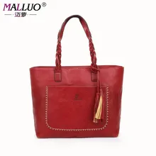 Malluo frauen messenger bags handtasche große rindsleder handtaschen big tote hohe qualität damentaschen umhängetasche bolsos mujer feminina