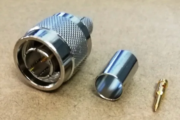 50 шт. штекер TNC Jack центр обжимной rf-разъем для RG59 кабель 75ohm JYRF