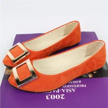 2016 Quatre Saisons nouvelle-Coréen de couleur de sucrerie plat confortable confortable pointu bouche peu profonde femme chaussures dames chaussures