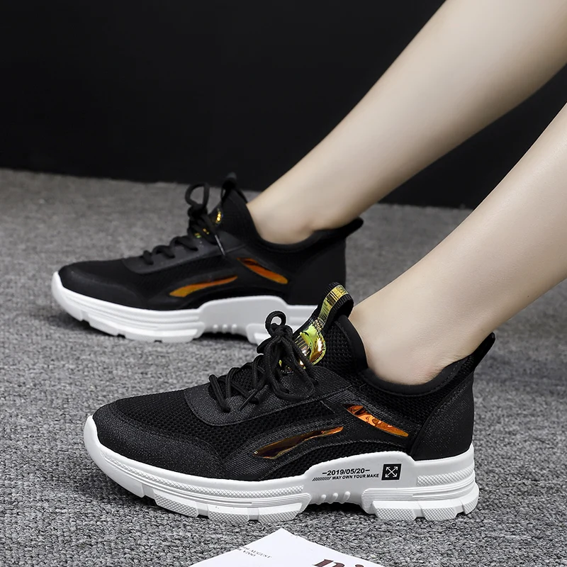 Leader Show Woman Shoes Lace-up Brand Sneakers For Women Walking Shoes Spring Zapatillas Mujer Athletic Shoes For Woman