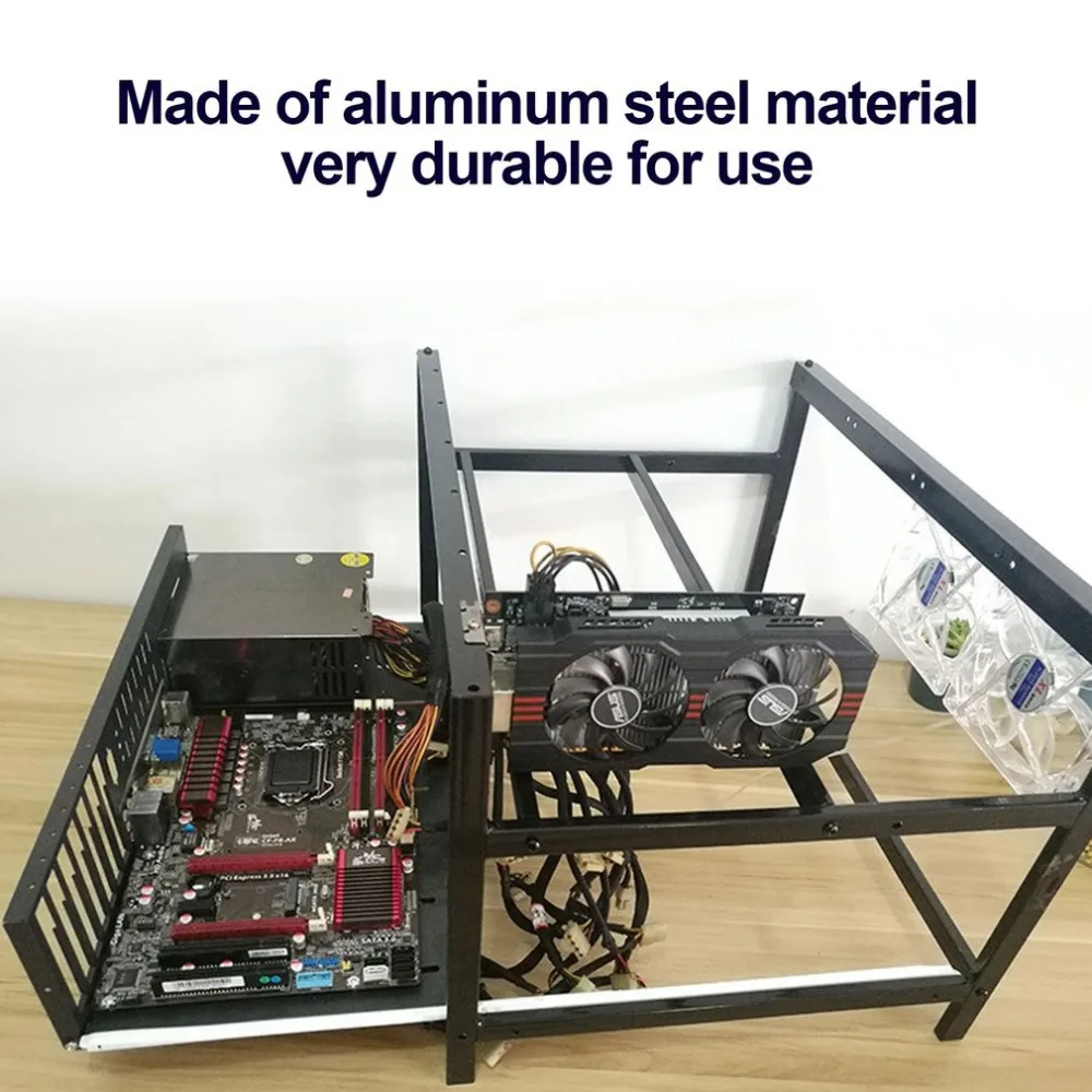 12GPU+10Fans Stackable Durable Open Air Frame Mining Miner Rig Case Suitable For Crypto Coin Zcash (ZEC) ETH 12GPU+10Fans Stackable Durable Open Air Frame Mining Miner Rig Case Suitable For Crypto Coin Zcash (ZEC) ETH