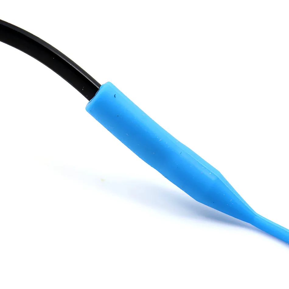 1pc comfort Sports Glasses Sunglasses Strap Holder Waterproof Silicone Lanyard Cord for 6mm Sky Blue Strong elasticity