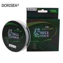 Dorisea 4 fios trançados 100 m/109 jardas 100% pe fishline nível flutuante trançado fio multifilament 6-100lb pe linha de pesca