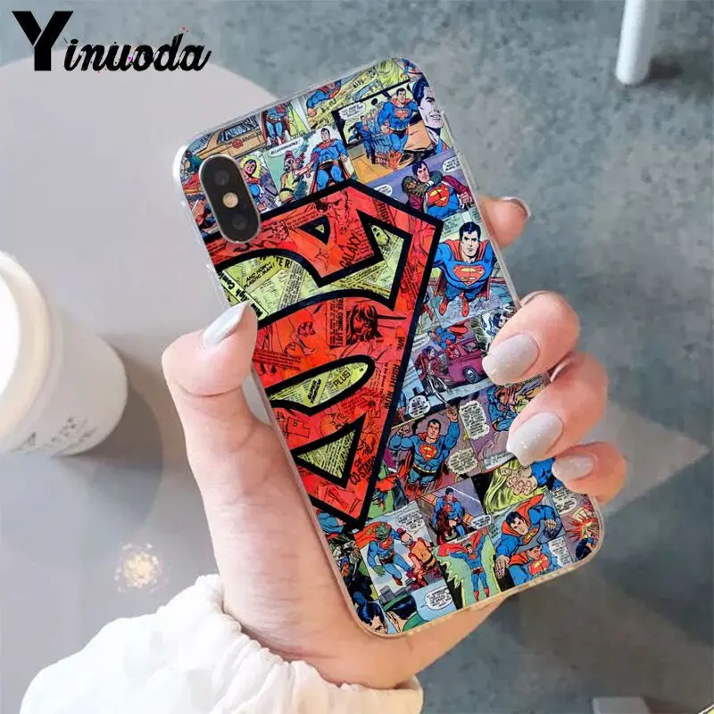 Yinuoda Marvel мстители супергерой комиксы на заказ фото мягкий чехол для телефона для iPhone 6S 6plus 7plus 8 8Plus X Xs MAX 5 5S XR