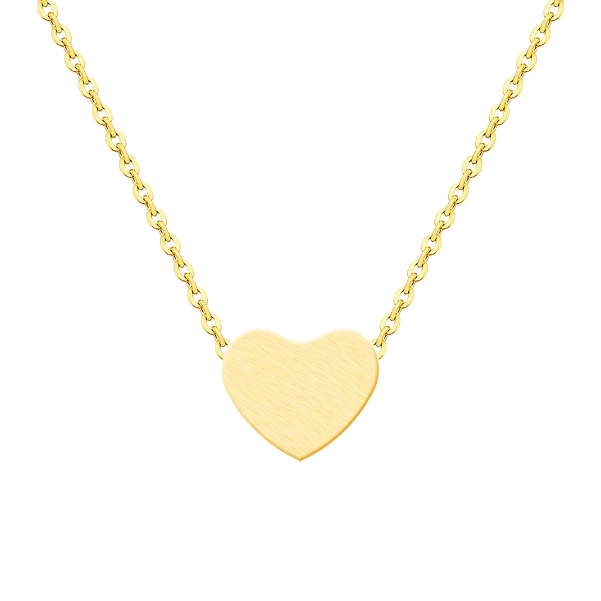 

ACEBFEET Fashion Tiny Heart Choker Necklaces for Women Long Chain Small Love Necklace Pendant Bohemian Chocker Jewelry