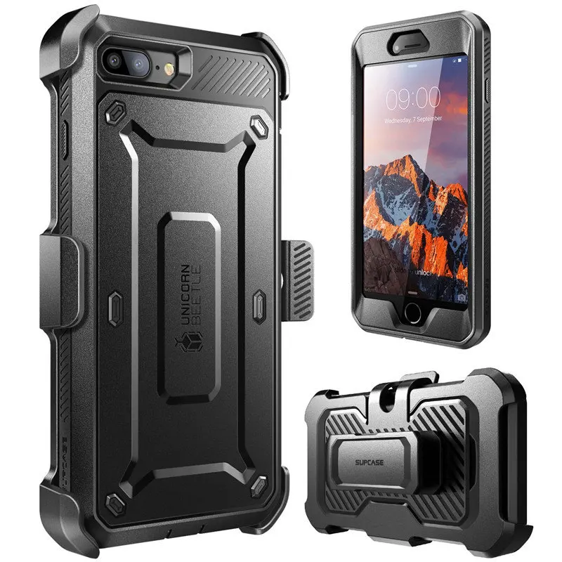 SUPCASE чехол для iphone 8 Plus UB Pro Series полная прочная кобура Защитная крышка со встроенным протектором экрана