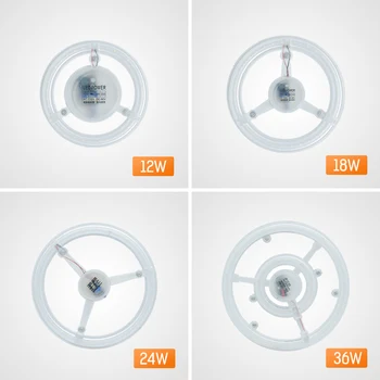 

LED Ceiling Lamp 12W 18W 24W 36W Module light source Circular ceiling lights AC 220V DC90V sources Magnetic Retrofit surface
