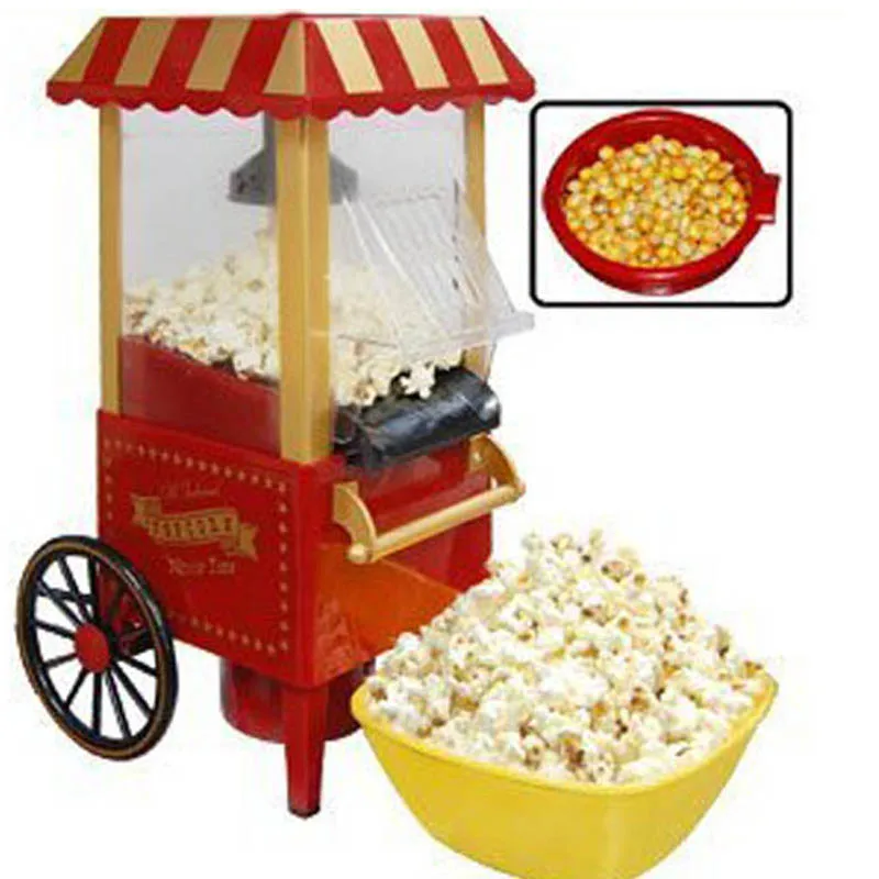 Electric Automatic Popcorn Maker Machine Nostalgia Electrics Vintage Hot  Air Popcorn Maker Min Size Popcorn Makers Machine - Food Processors -  AliExpress