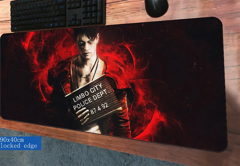 

devil may cry padmouse 900x400x3mm gaming mousepad game Colourful mouse pad gamer computer desk gifts mat notbook mousemat pc