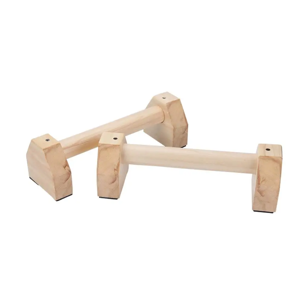 

Fitness Push-Up Stands Bars Sport Gym Exercise Training Chest H Shaped Wooden Calisthenics Handstand Parallel Bar Double Rod