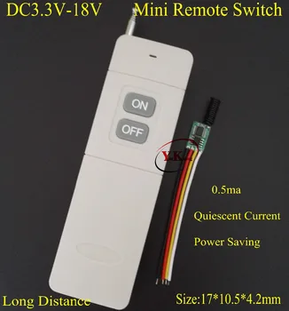 

Long Distance Micro Remote Switch 3.3v 3.7v 4.2v 4.5v 6v 7.4v 9v 12v 14v 16v Energy Saving Remote Switches Supper Mini RF Receiv