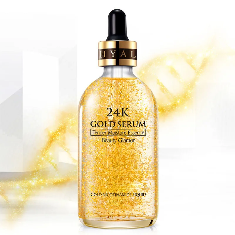 

24K Gold Tense Moisture Essence Pure Hyaluronic Acid Serum Anti-wrinkle Gold Nicotinamide Liquid Skin Care Essence