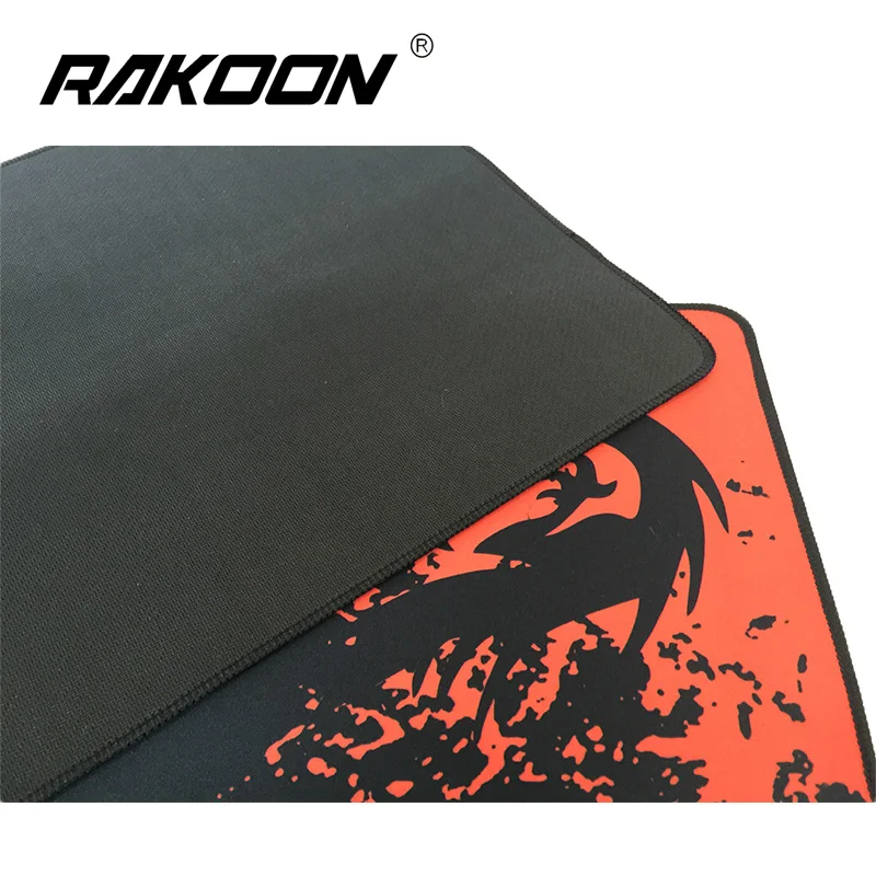 Большой игровой коврик для мыши Rakoon Red Dragon 30*80 см с застежкой по краю версия