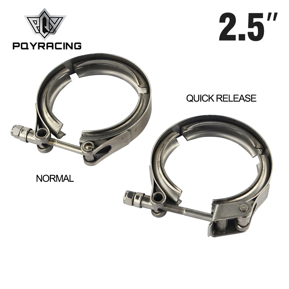 

PQY - 2.5" STAINLESS STEEL 304 TURBO/INTERCOOLER/DOWNPIPE/DOWN PIPE/HOSE NORMAL OR QUICK RELEASE V Band CLAMP PQY-VCN25/VCQ25