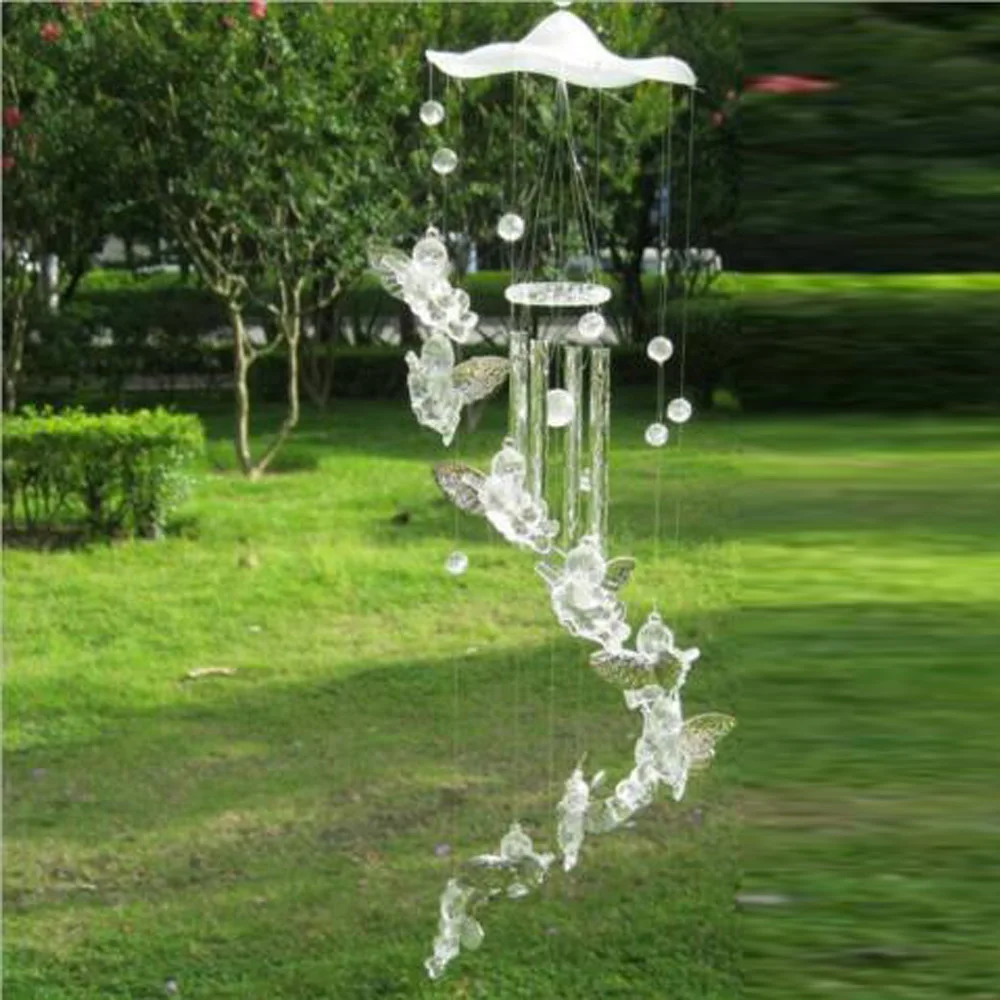 Outdoor Metal Wind Chimes Yard Wind Chime Window Bells Wall Hanging Decorations 