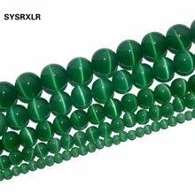 Free Shipping Natural Stone Green Opal Natural Cat Eye Beads Round Beads For Jewelry Making DIY Bracelet 4/6/8/10/12 MM Strand цена Free Shipping Natural Stone Green Opal Natural Cat Eye Beads Round Beads For Jewelry Making DIY Bracelet 4/6/8/10/12 MM Strand цены онлайн
