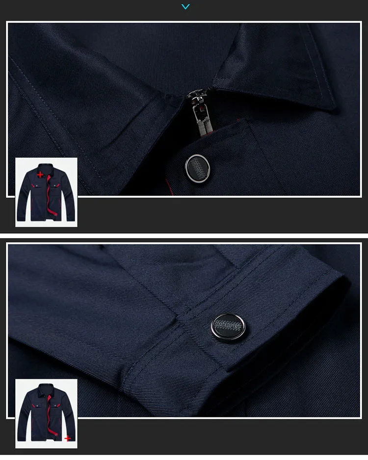 Work Clothing Sets Jacket & Pants Men Women Long sleeve Working clothes Factory Workshop Workers uniforms Auto repair Plus Size (19)