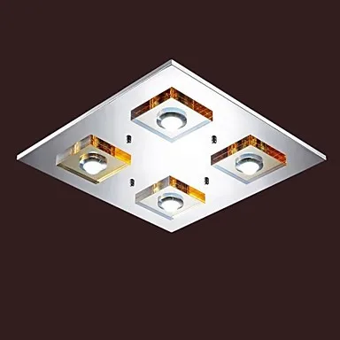 

Flush Mount Crystal LED Ceiling Light Lamp with 4 Lights For Home Lighting ,Lustres De luminaria Teto