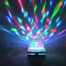 Christmas Festival led stage light disco E27 bulb Full Color 3W RGB projector Crystal Magic DJ lights dance party effect Lamp