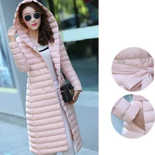 Весенняя длинная куртка с капюшоном, Женская куртка на белом утином пуху, Женское пальто, ультра тонкий светильник, одноцветные куртки, пальто, портативные парки