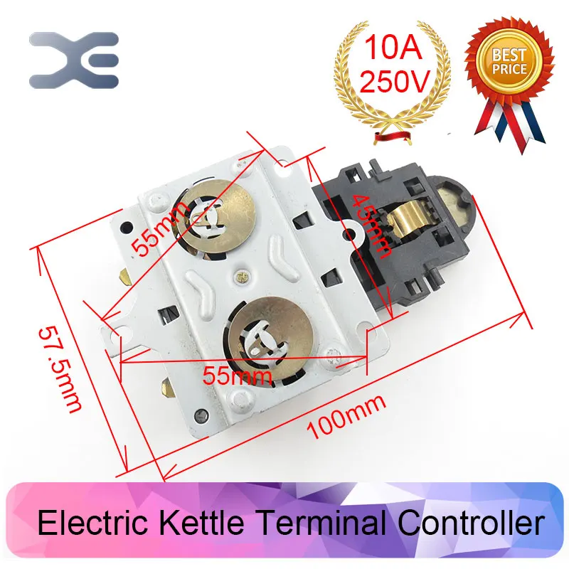 T125 10A 110 250V C терминальный контроллер Новый термостат для чайника