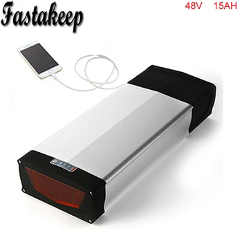 

Rear rack electric tricycle battery 48v 15ah lithium battery pack supply power 1000W BBSHD motor kits