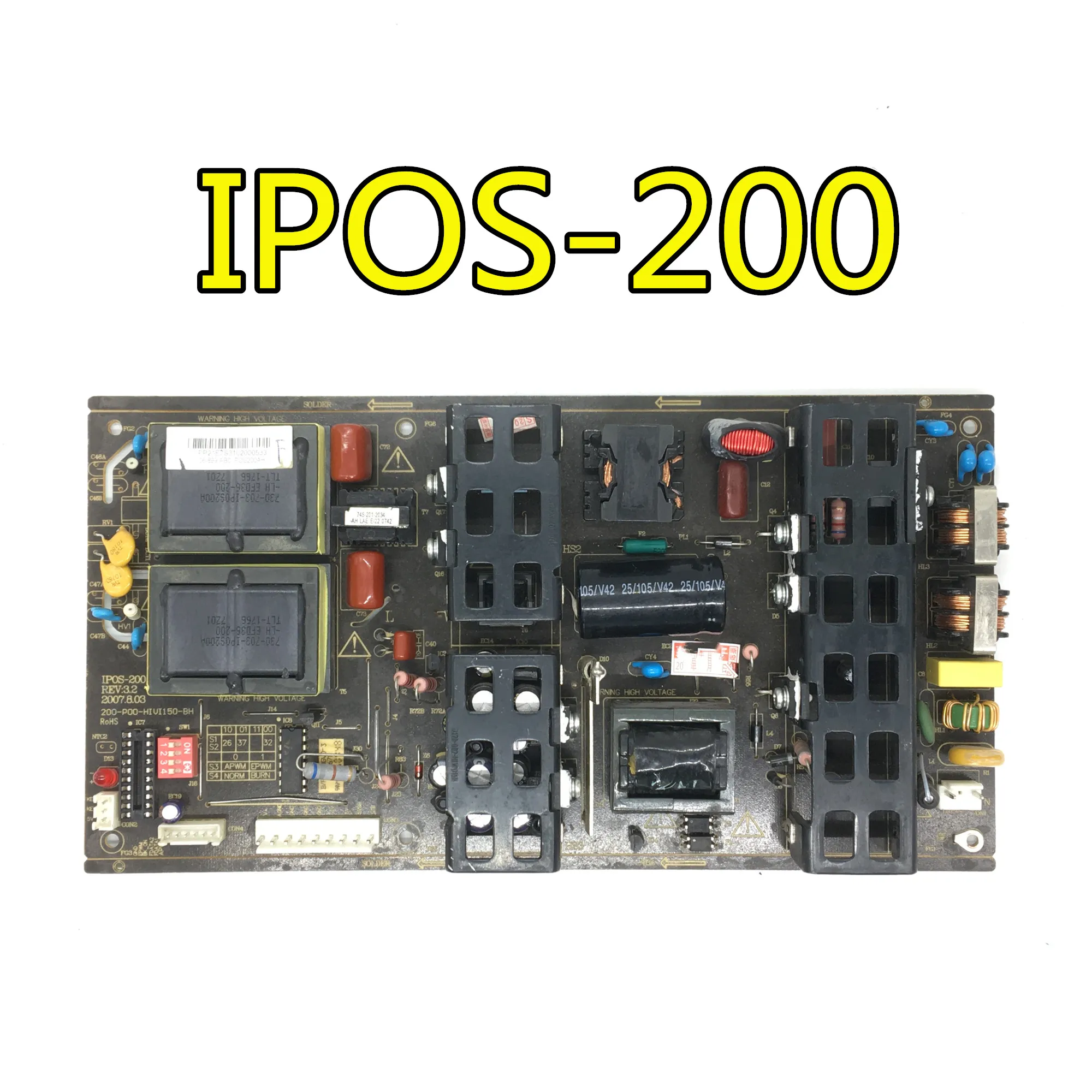 100% test work for IPOS-200 REV:3.2 200-P00-HIVI150-BH IPOS200 power board | Электроника