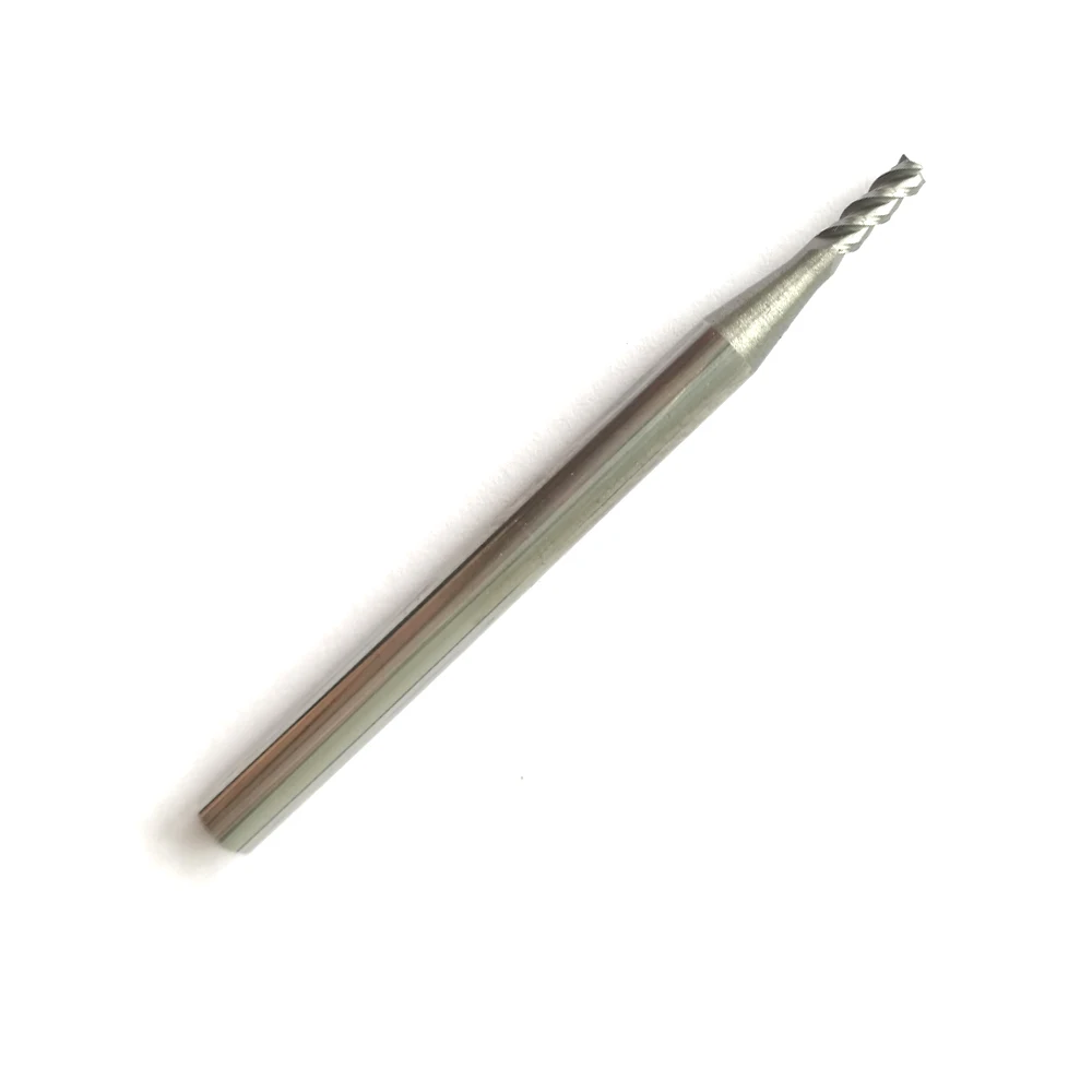 

1pc 2mm D2*6*D4*50 HRC50 3 Flutes Milling cutters for Aluminum CNC Tools Solid Carbide CNC flat End mills Router bits