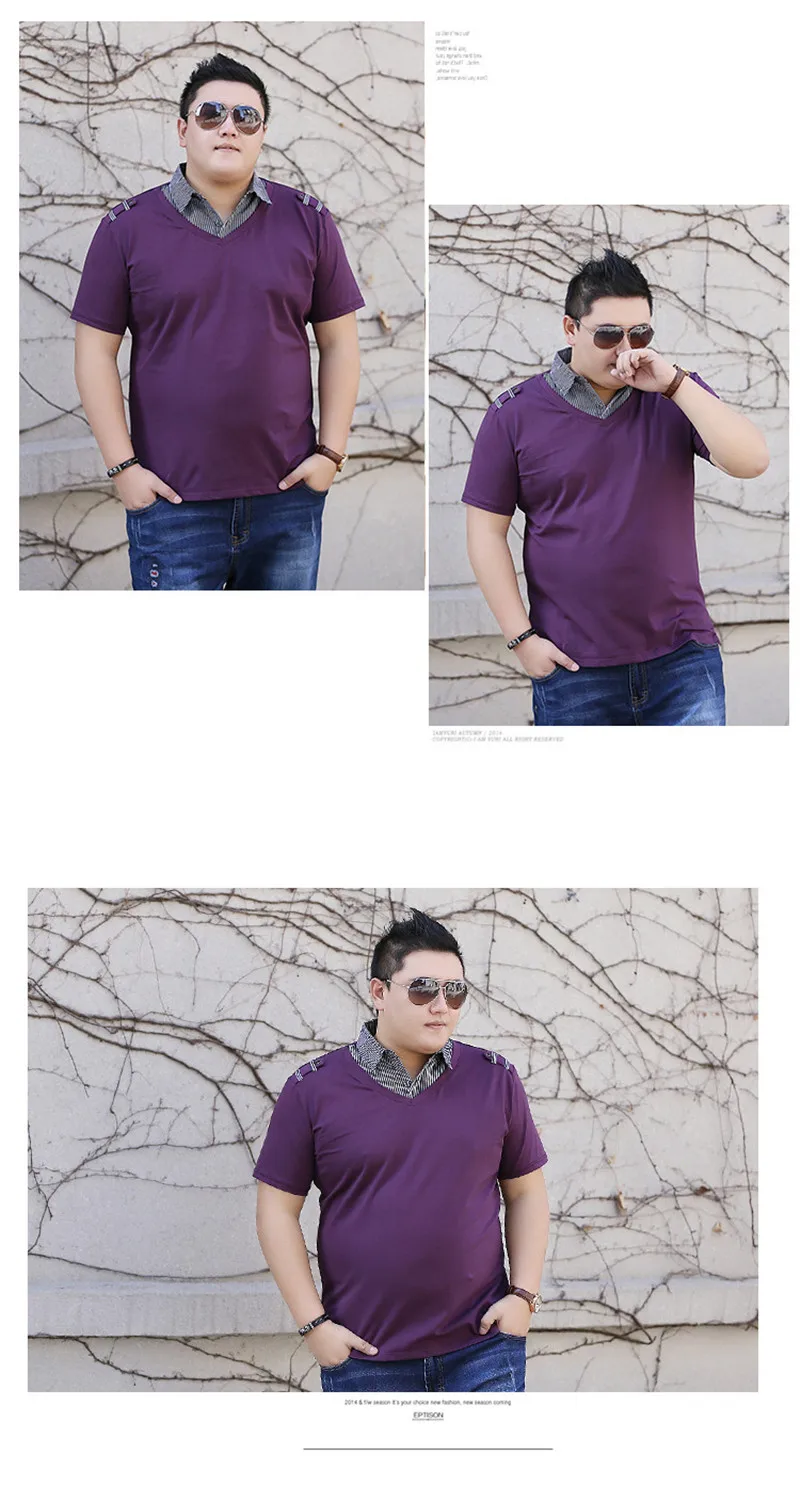 Masculino Camisa Plus Size 6XL 7XL Verão Polo Ocasional homme Roupas