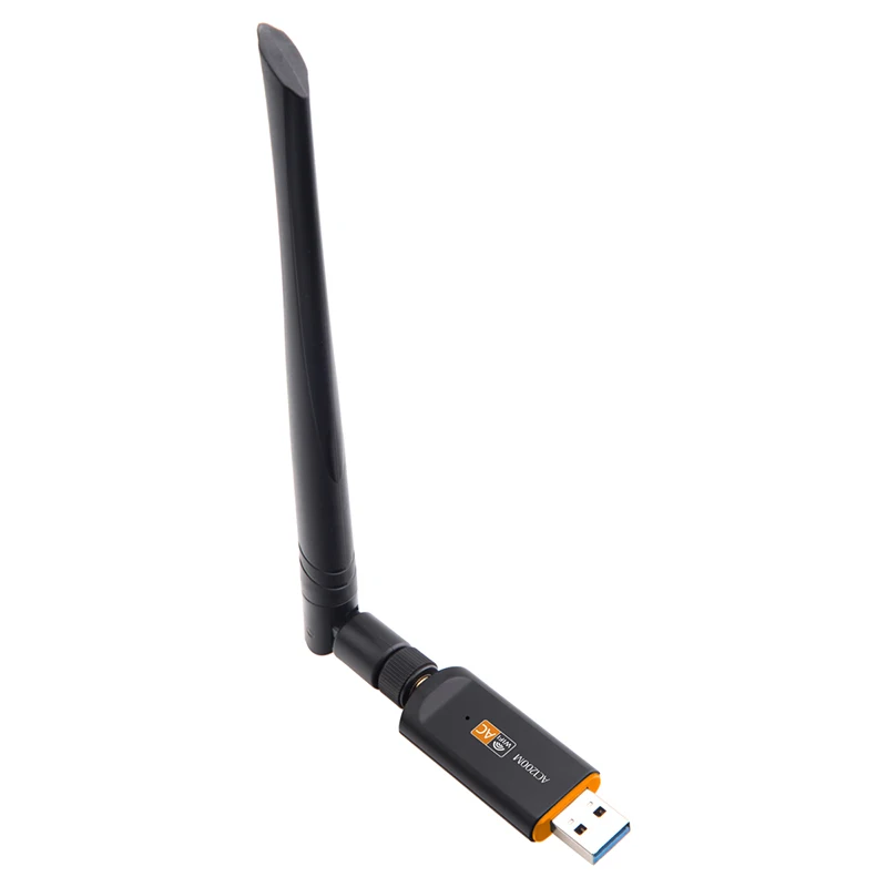 Kebidu 1200 Мбит/с супер скорость USB 3,0 беспроводной Wifi адаптер 2,4 ГГц/5 ГГц Двухдиапазонная сетевая карта RTL8812 с 5dBi антенной для ПК