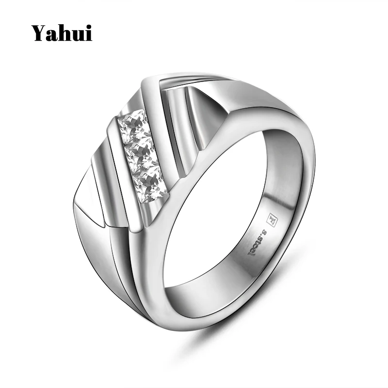 YaHui из нержавеющей стали простой высокое качество роскошные обручальные кольца для женщин обручальное кольцо Титан jewelry интимные аксессуары