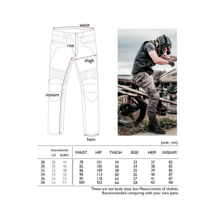 Новые мотоциклетные анти-осенние джинсы Высокая эластичность и высокая защита мужские мотоциклетные повседневные штаны LOONG BIKER 114-9