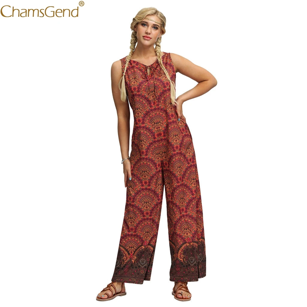 

Jumpsuit Summer Beach Omen Loose Playsuit Gypsy Jogging Harem Pants Rompers Womens Jumpsuit Elegant Female May