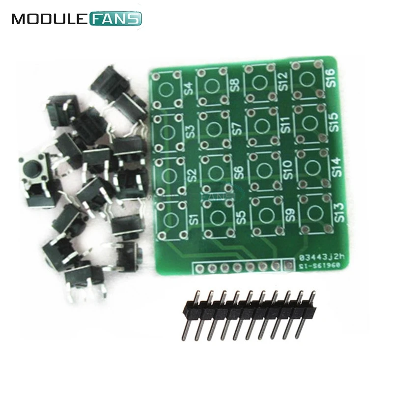4x4 44 Matrix Keypad Keyboard Module 16 Botton mcu for Arduino atmel Stmap S1//2