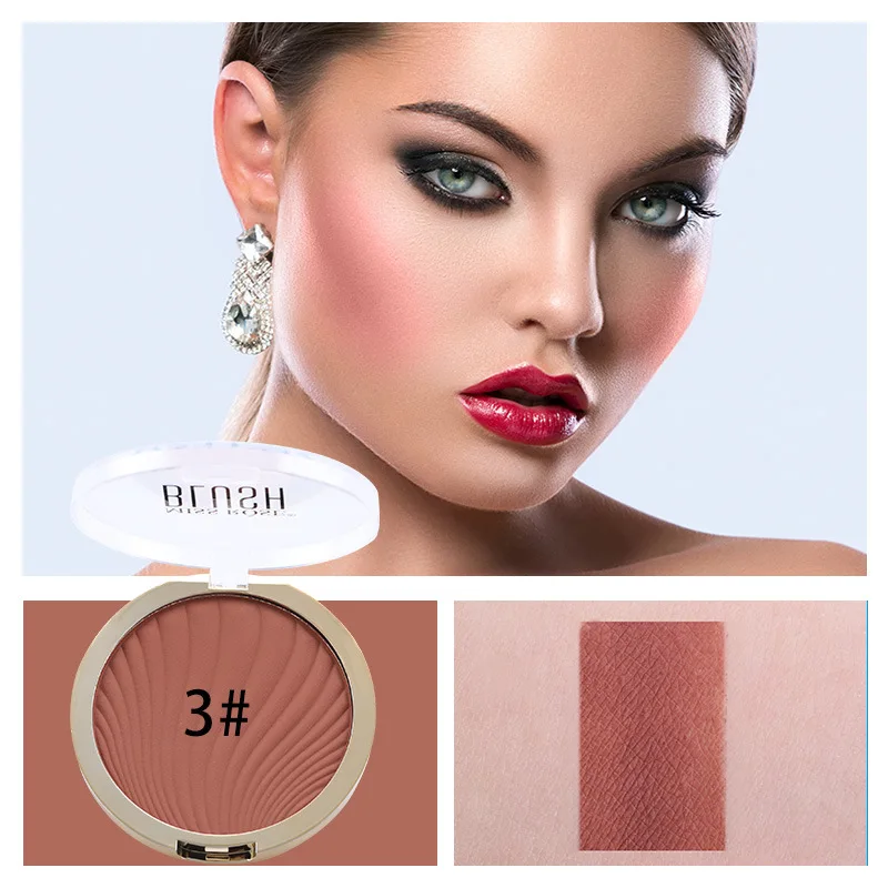 MISS ROSE, 6 цветов, минеральные пигментные Румяна для лица, румяна, пудра, Brozer, Cosmestics, профессиональная палитра, румяна, контурные тени