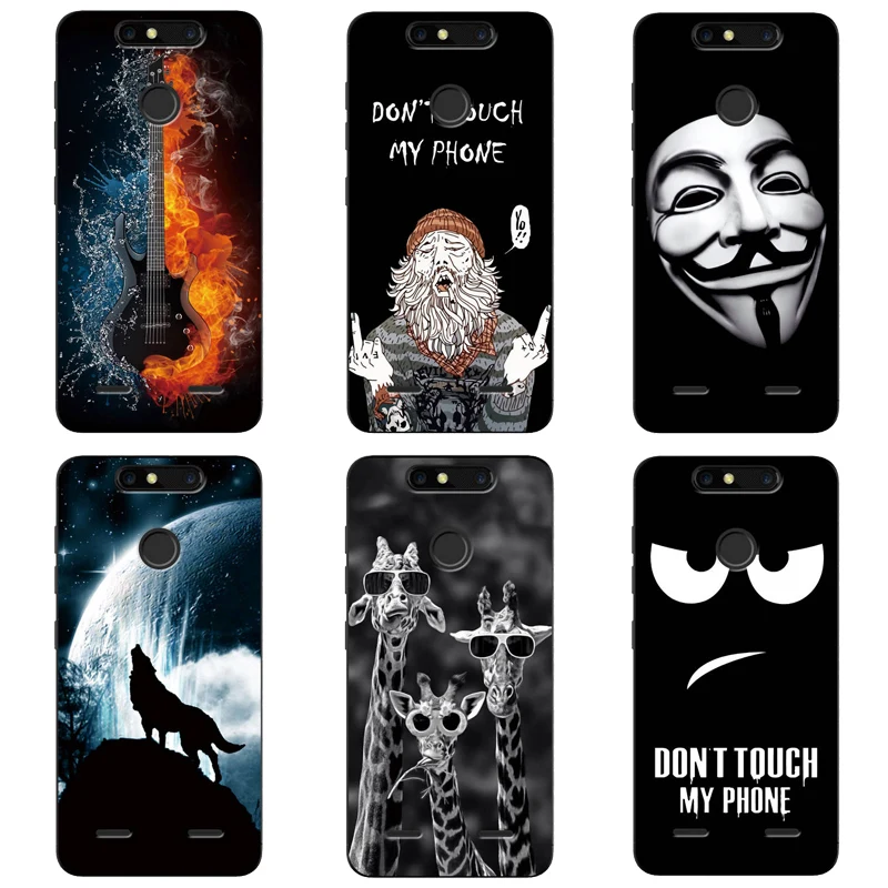 Printing Patterned Painted Design Case For ZTE Blade V8 Mini Silicone Soft Lite 5.0" Phone Back Cover Fundas |