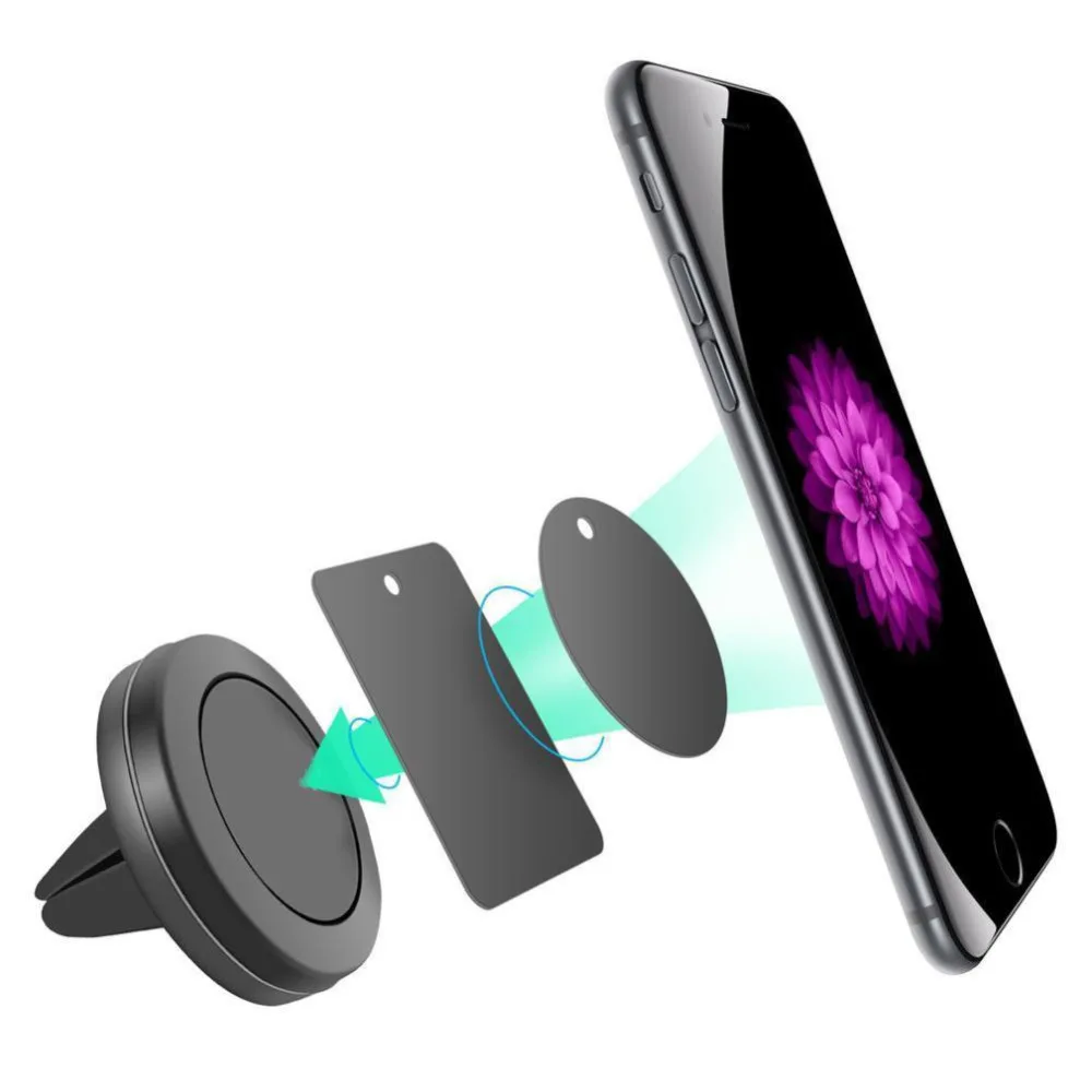 

Universal High Quality Car Magnetic Holder Mobile Phone 360 Degrees Rotation For GPS Magnet Mount Holder Stand