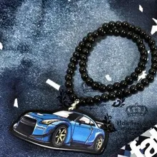 Авто Мода кулон интерьер автомобиля JDM задний вид зеркальный орнамент подвесной Шарм Автомобиль Стайлинг синий